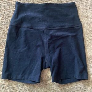 Beyond Yoga Black Bike Shorts High-Waisted Performance